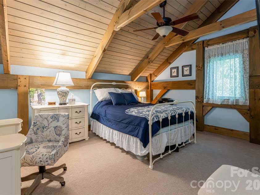 649 Panoramic Loop, Maggie Valley, NC 28751.  MLS# CAR4360546, YatesRealty ID 40031. Upper bedroom