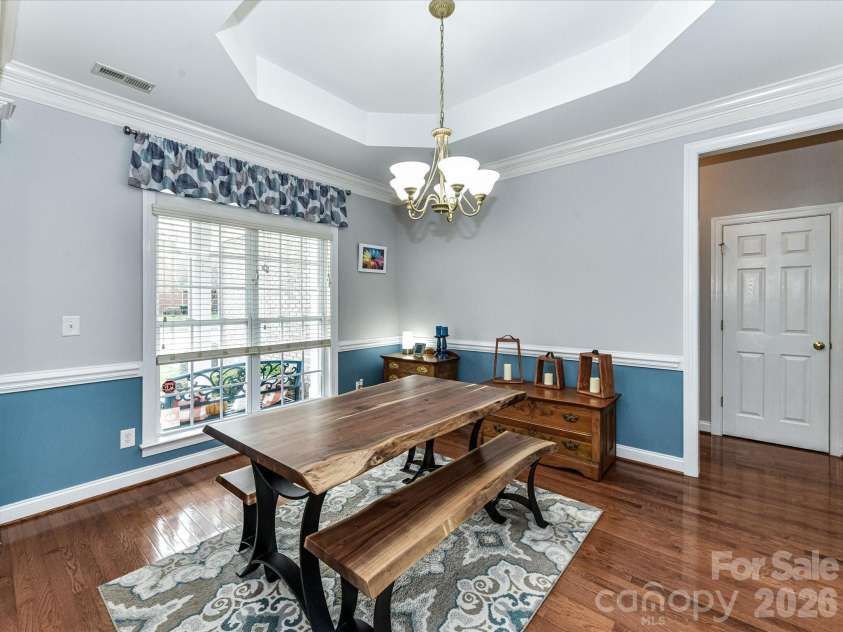 3619 Savannah Hills Drive, Matthews, NC 28105.  MLS# CAR4325650, YatesRealty ID 4004. Formal Dining Room