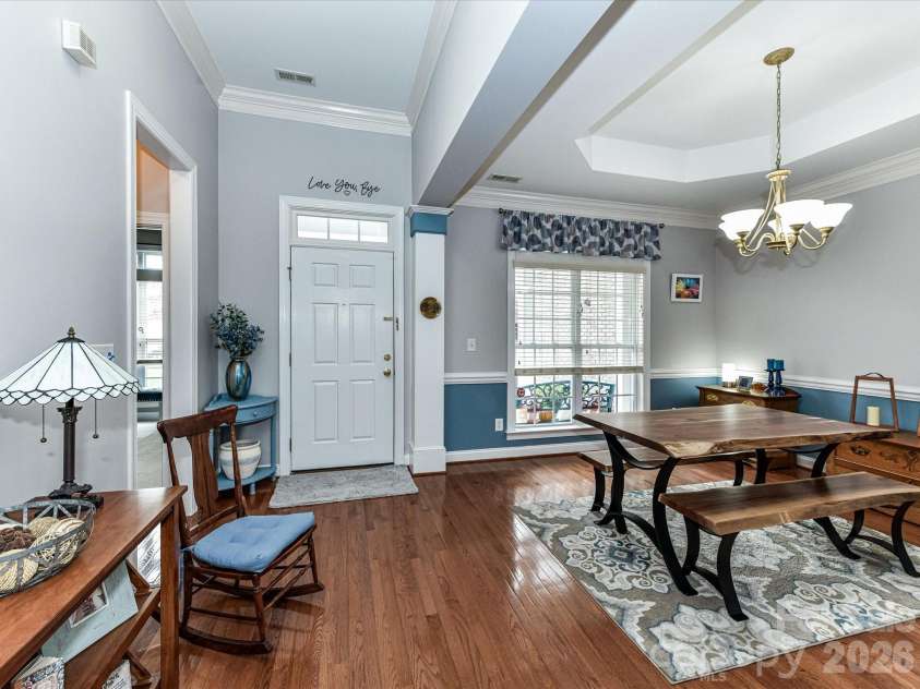 3619 Savannah Hills Drive, Matthews, NC 28105.  MLS# CAR4325650, YatesRealty ID 4004. Foyer