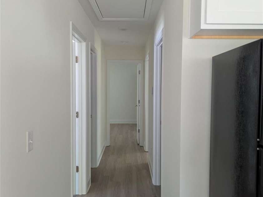 1126 Hoyle Street, Rock Hill, SC 29732.  MLS# CAR4404551, YatesRealty ID 40043. Hallway with attic stairs pulldown