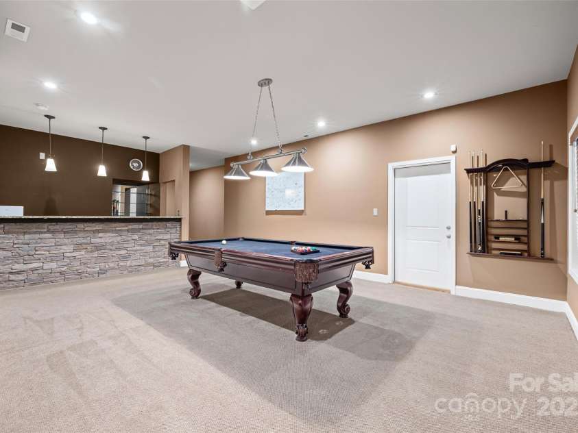 1727 Mineral Springs Road, Lake Wylie, SC 29710.  MLS# CAR4271918, YatesRealty ID 40058. Billiards & Wet Bar