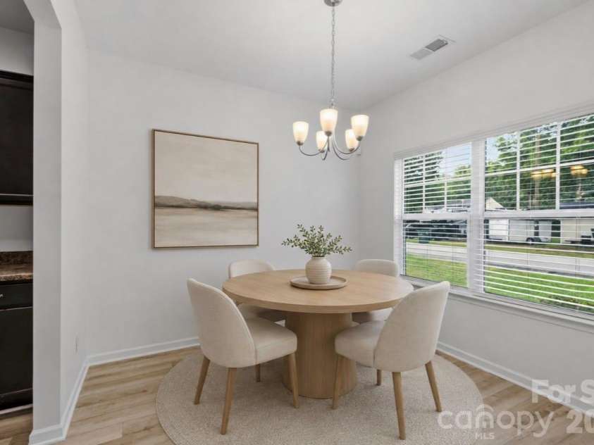 3200 Hickory Grove Drive, Monroe, NC 28110.  MLS# CAR4408208, YatesRealty ID 40094. Dining Room (Virtually Staged)