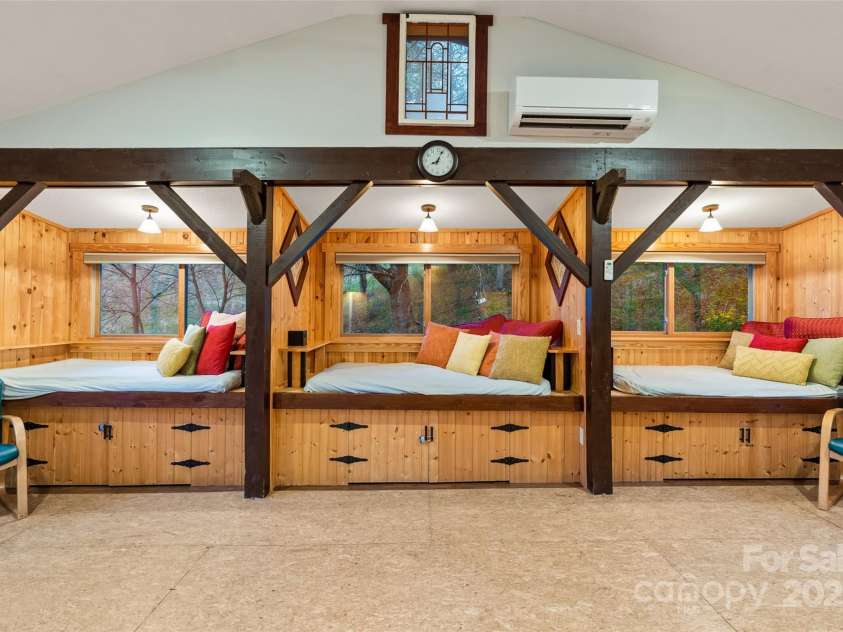 3717 Bend Of Ivy Road, Marshall, NC 28753.  MLS# CAR4209288, YatesRealty ID 401. Relaxation stations and storage in the Pavilion