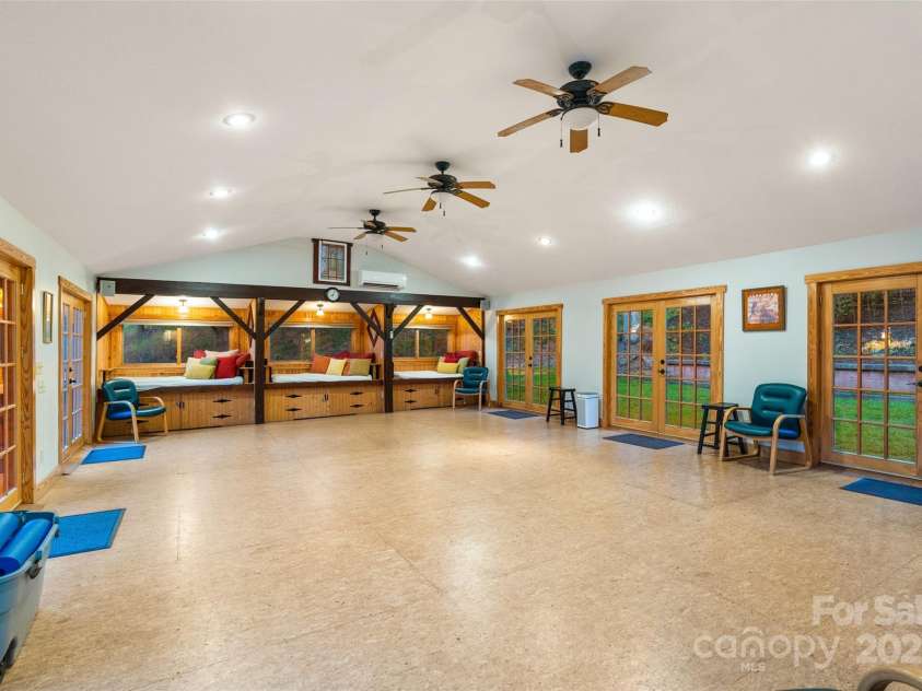 3717 Bend Of Ivy Road, Marshall, NC 28753.  MLS# CAR4209288, YatesRealty ID 401. The Pavilion is wide open for dance, music, or gathering space