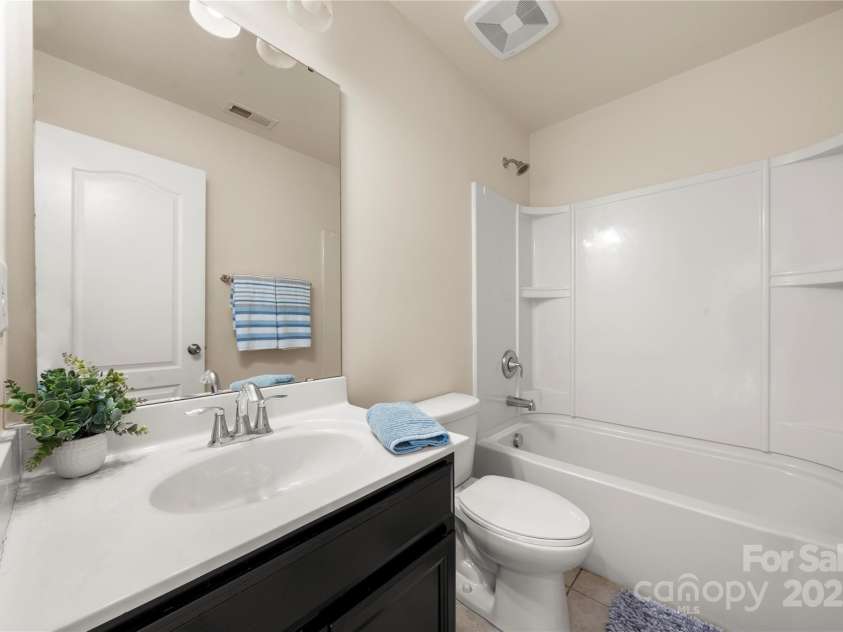 113 Burlingame Court, Mooresville, NC 28117.  MLS# CAR4228046, YatesRealty ID 4010. Hall Bathroom
