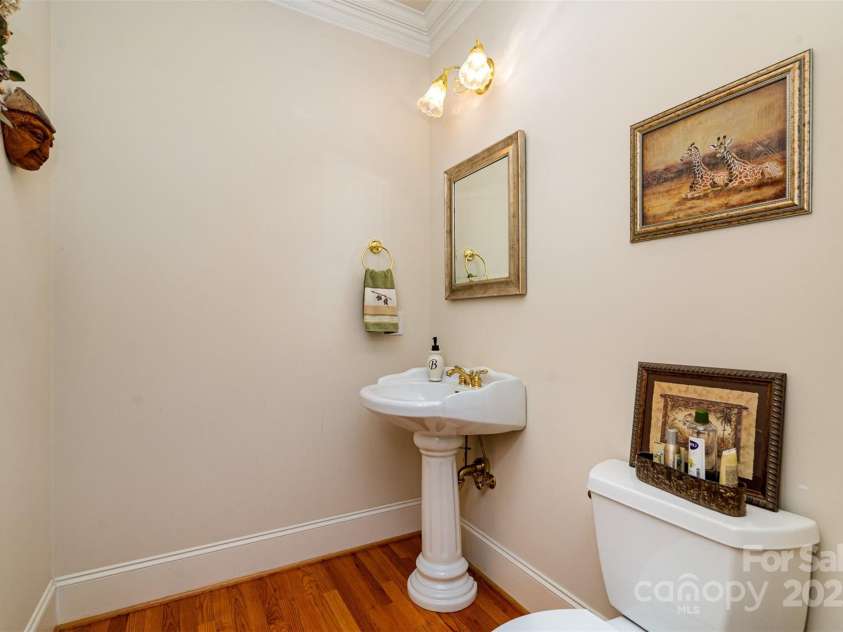 4828 Beth Lane, Harrisburg, NC 28075.  MLS# CAR4231144, YatesRealty ID 4010. Half Bath on the Main Level