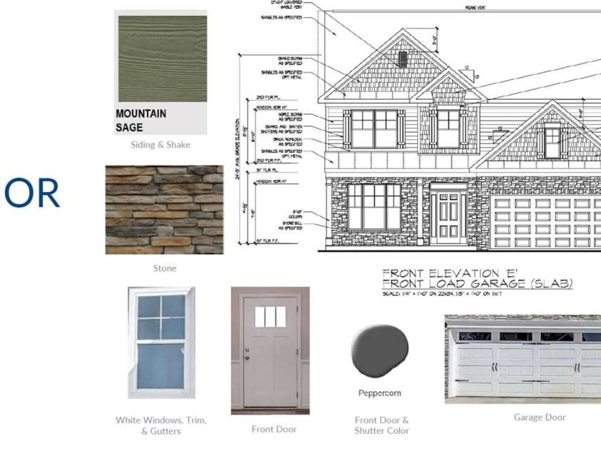 1067 Tradition Club Street, York, SC 29745.  MLS# CAR4392425, YatesRealty ID 40100. Actual selections for homesite 75