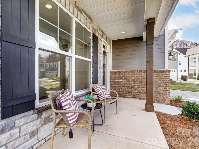 2223 Caravan Lane, Stanley, NC 28164.  MLS# CAR4398021, YatesRealty ID 40101. Front porch