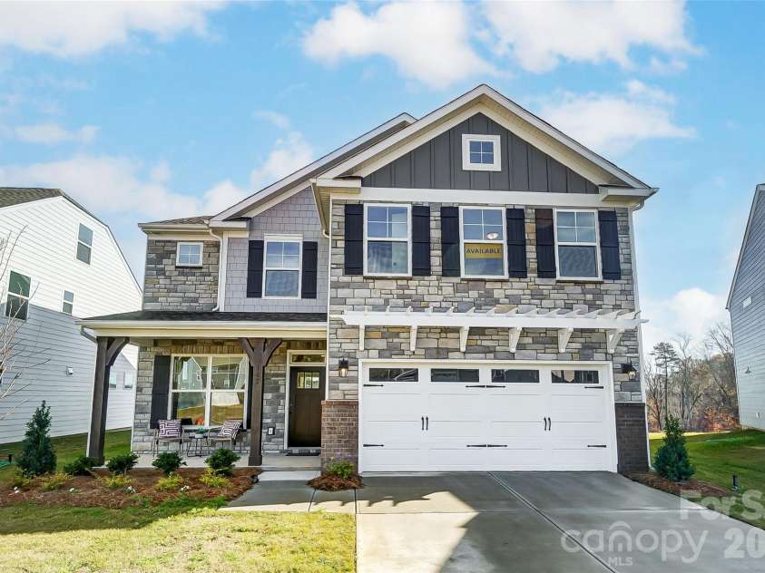 2223 Caravan Lane, Stanley, NC 28164.  MLS# CAR4398021, YatesRealty ID 40101. Homesite 95 features a Drexel E floorplan