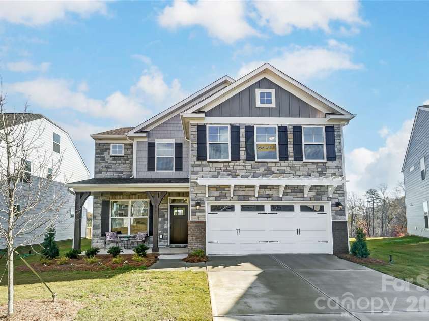 2223 Caravan Lane, Stanley, NC 28164.  MLS# CAR4398021, YatesRealty ID 40101. Homesite 95 features a Drexel E floorplan
