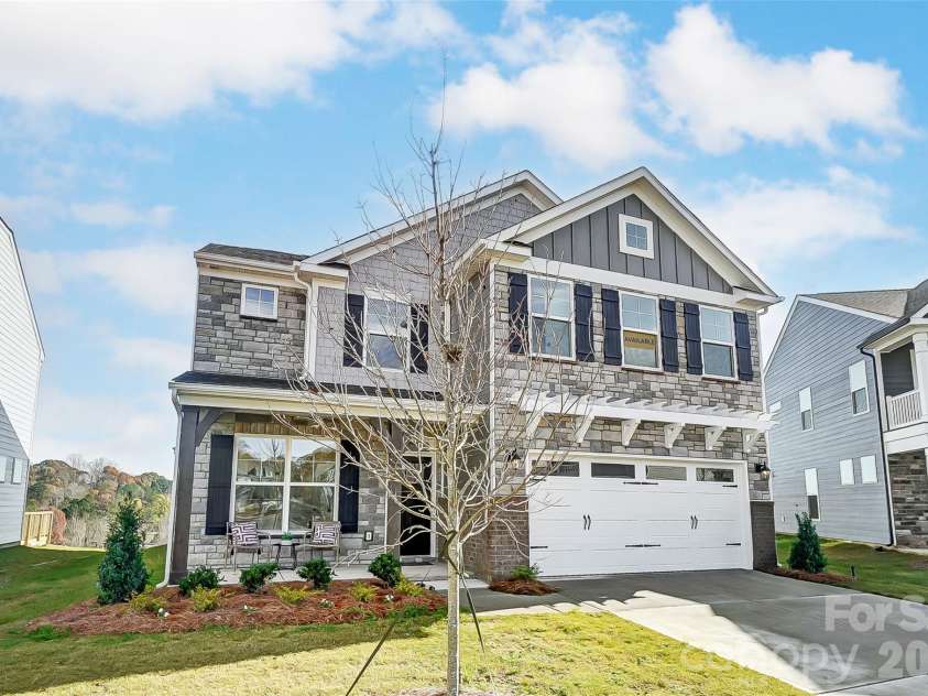 2223 Caravan Lane, Stanley, NC 28164.  MLS# CAR4398021, YatesRealty ID 40101. Homesite 95 features a Drexel E floorplan