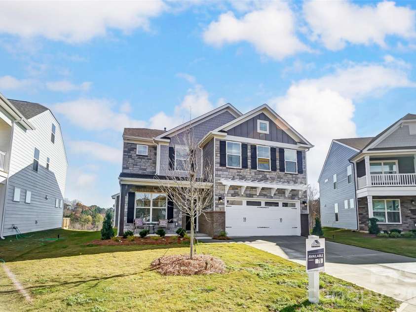 2223 Caravan Lane, Stanley, NC 28164.  MLS# CAR4398021, YatesRealty ID 40101. Homesite 95 features a Drexel E floorplan