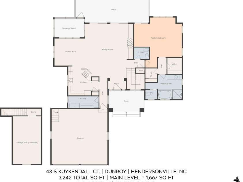 43 Kuykendall Court, Hendersonville, NC 28739.  MLS# CAR4290060, YatesRealty ID 4012. 
