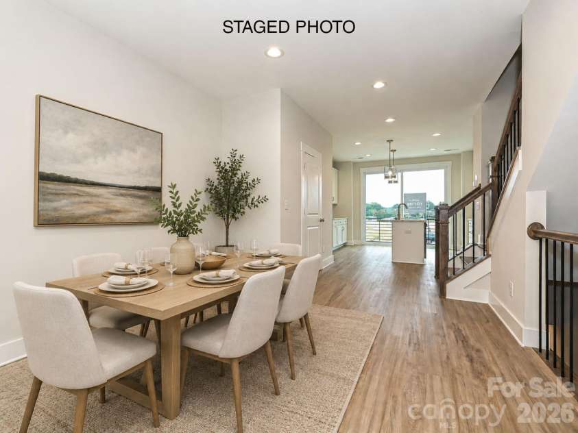 1611 Polk Street, Charlotte, NC 28206.  MLS# CAR4207832, YatesRealty ID 4015. Dining/Kitchen  *Virtually Staged*