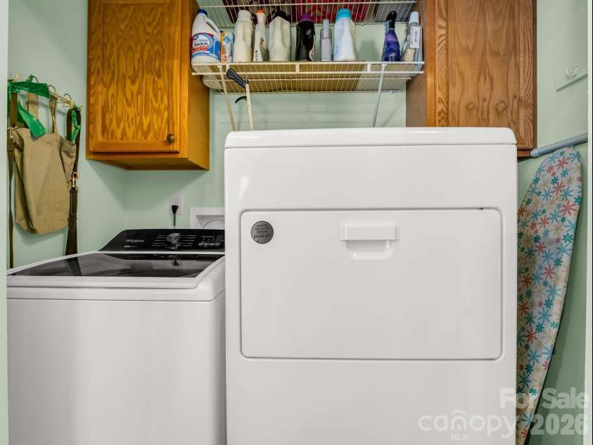 27 Gray Wolf Lane, Hendersonville, NC 28792.  MLS# CAR4285060, YatesRealty ID 4017. Hall Laundry Room