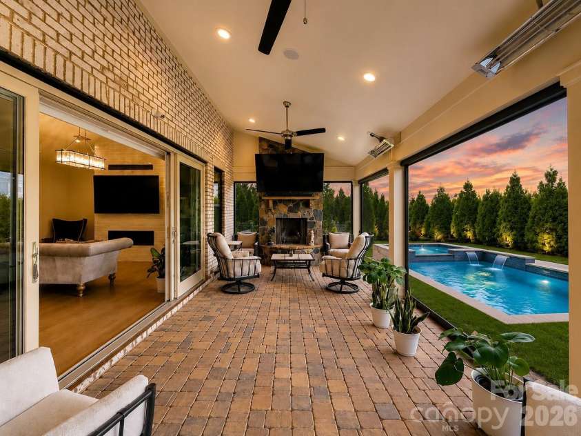 3066 Belden Drive, Fort Mill, SC 29715.  MLS# CAR4406676, YatesRealty ID 40174. AI generated pool (not included in pricing)