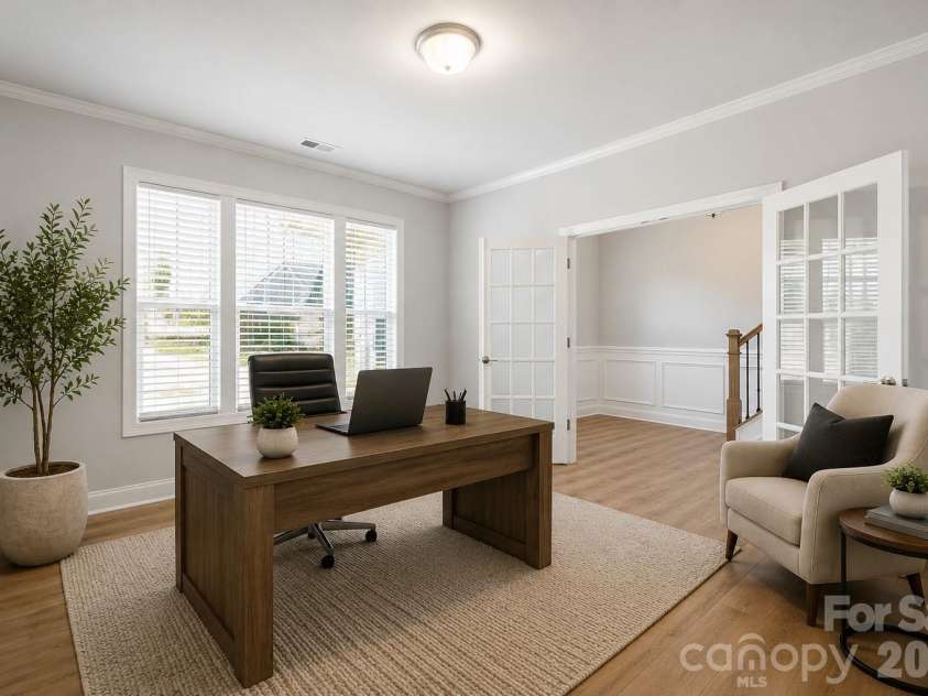 311 Coronado Avenue, Matthews, NC 28104.  MLS# CAR4400272, YatesRealty ID 40201. Office Virtually Stage