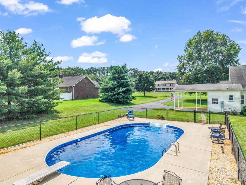 2778 Moose Gantt Trail, Crouse, NC 28033.  MLS# CAR4407300, YatesRealty ID 40211. Pool for relaxing on hot days