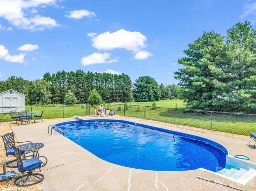 2778 Moose Gantt Trail, Crouse, NC 28033.  MLS# CAR4407300, YatesRealty ID 40211. Refreshing pool