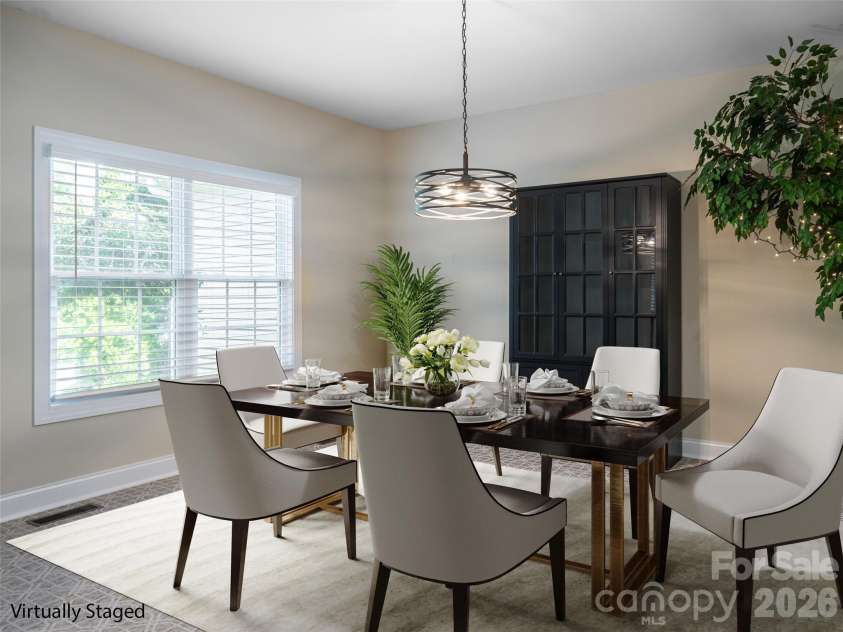 125 Craggy Street, Black Mountain, NC 28711.  MLS# CAR4407539, YatesRealty ID 40218. Formal Dining Room