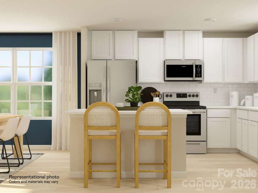 1835 Broom Maker Drive, Bessemer City, NC 28016.  MLS# CAR4393833, YatesRealty ID 40225. Kitchen (example)