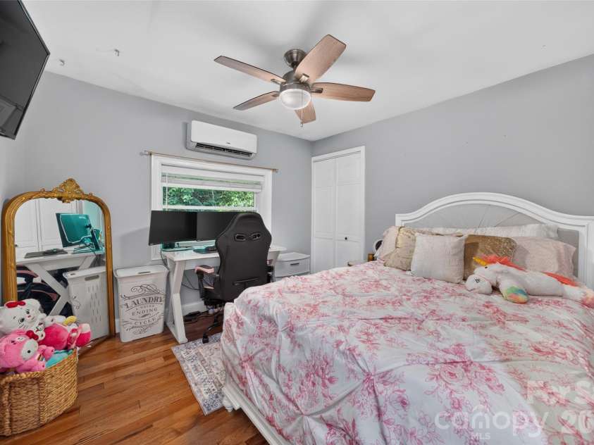 3882 New Leicester Highway, Leicester, NC 28748.  MLS# CAR4402030, YatesRealty ID 40226. Bedroom 3