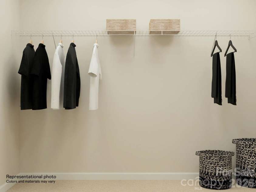 1830 Broom Maker Drive, Bessemer City, NC 28016.  MLS# CAR4393852, YatesRealty ID 40238. Primary Closet