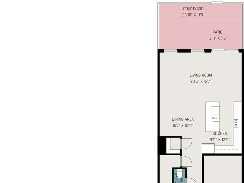 407 Park Meadows Drive, Matthews, NC 28104.  MLS# CAR4287821, YatesRealty ID 40250. First floor layout and measurements