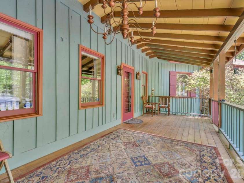 1590 Shulls Mill Road, Boone, NC 28607.  MLS# CAR4389715, YatesRealty ID 40251. Covered front porch