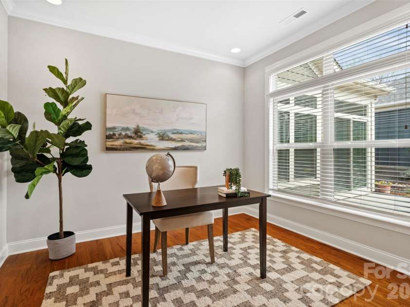 2106 Epworth Court, Waxhaw, NC 28173.  MLS# CAR4356029, YatesRealty ID 4026. Office/flex/3rd bedroom with closet and french doors