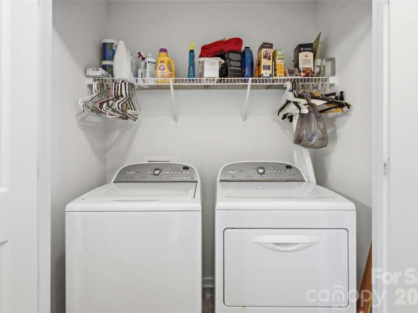1112 Marcus Street, Indian Land, SC 29707.  MLS# CAR4403014, YatesRealty ID 40273. Laundry Closet