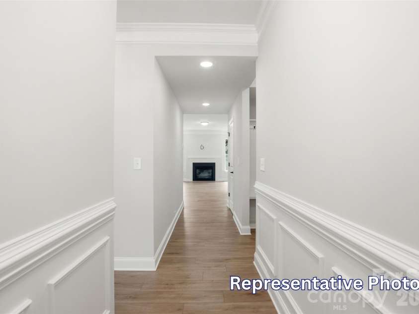 128 Swing Way, Troutman, NC 28166.  MLS# CAR4391618, YatesRealty ID 40277. Entryway