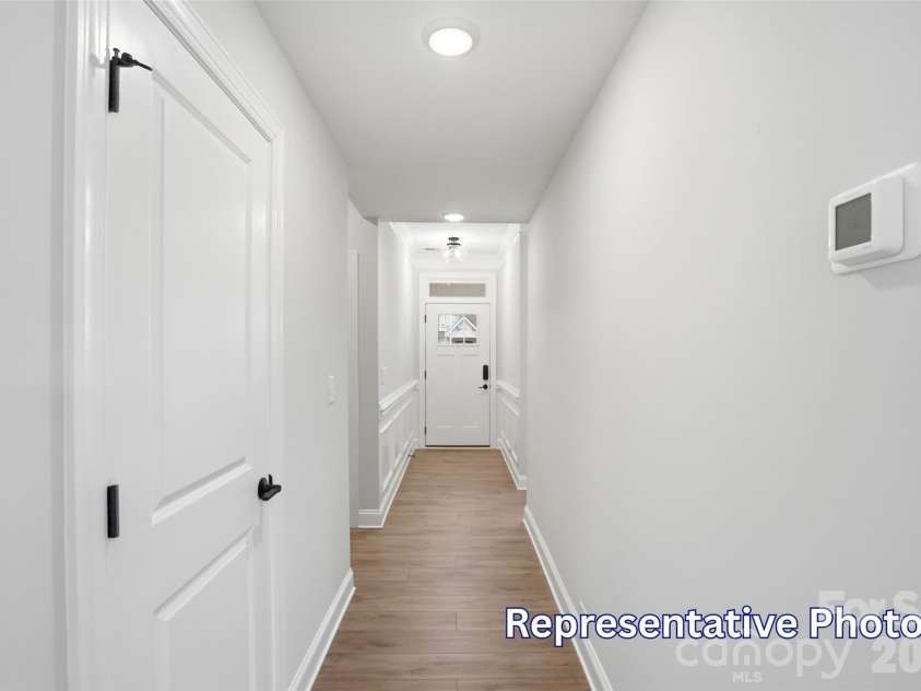 128 Swing Way, Troutman, NC 28166.  MLS# CAR4391618, YatesRealty ID 40277. Entryway