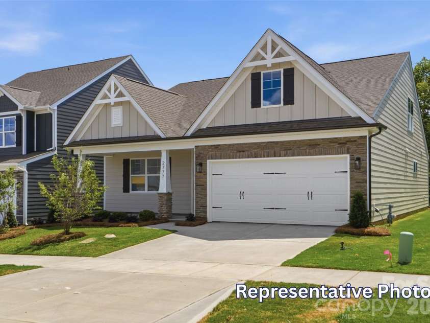128 Swing Way, Troutman, NC 28166.  MLS# CAR4391618, YatesRealty ID 40277. Homesite 157 features a Stanley C floorplan