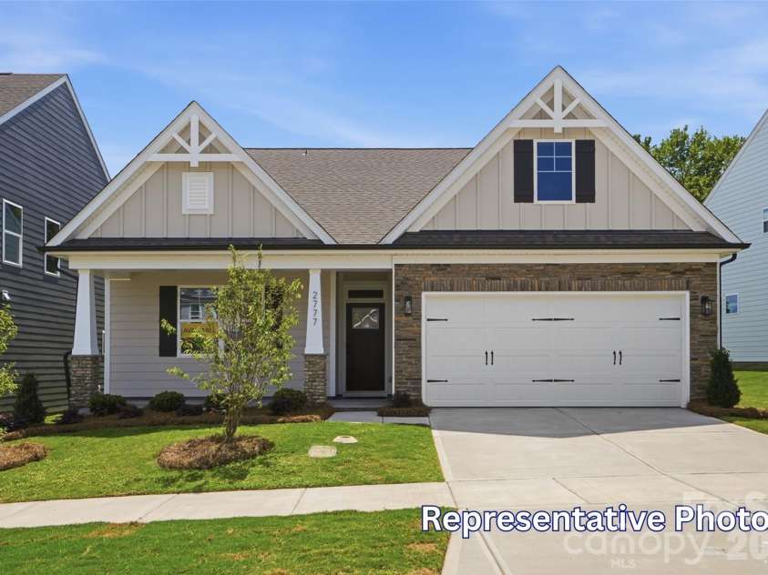 128 Swing Way, Troutman, NC 28166.  MLS# CAR4391618, YatesRealty ID 40277. Homesite 157 features a Stanley C floorplan