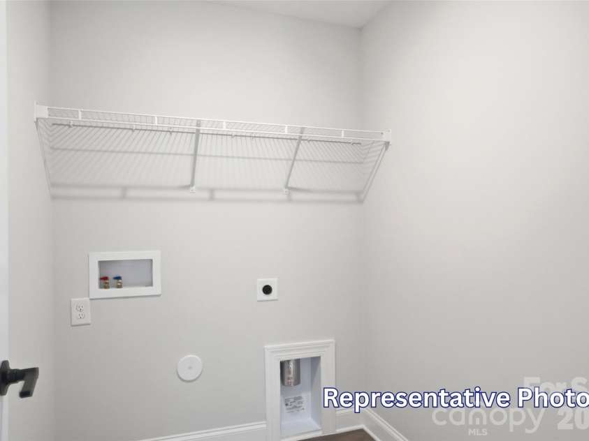 128 Swing Way, Troutman, NC 28166.  MLS# CAR4391618, YatesRealty ID 40277. Laundry Room