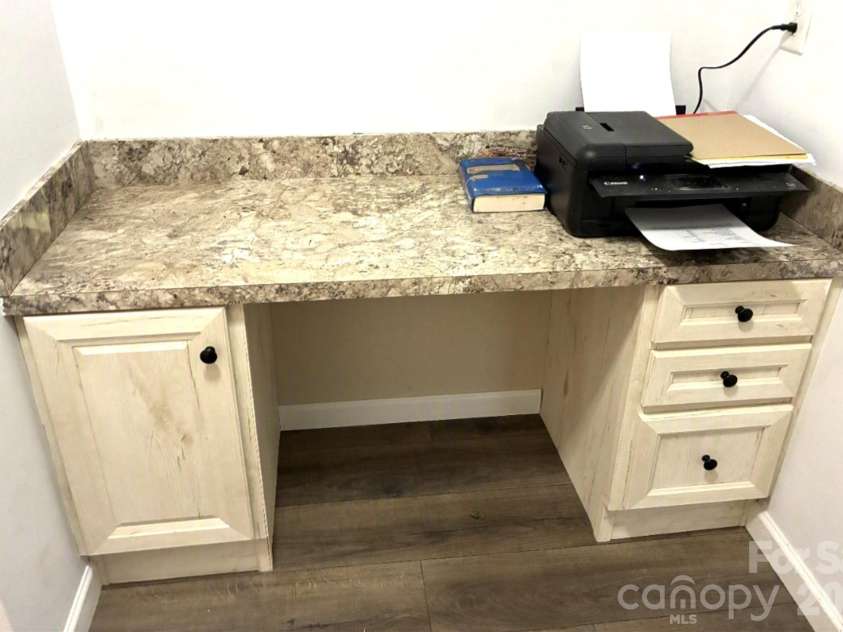 3761 & 3767 Walker Road, Rock Hill, SC 29730.  MLS# CAR4407796, YatesRealty ID 40280. Built In Desk