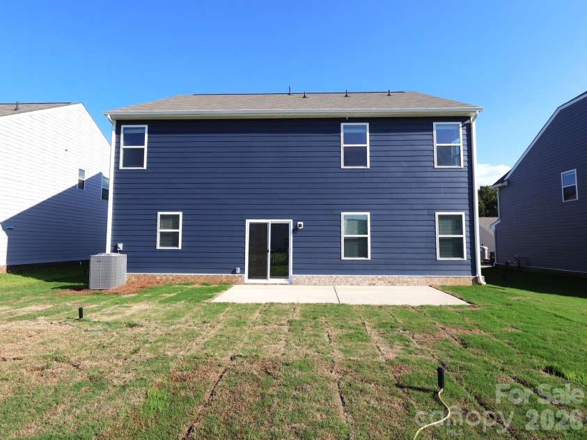 641 Willoughby Park Drive, Monroe, NC 28112.  MLS# CAR4408928, YatesRealty ID 40290. Rear exterior