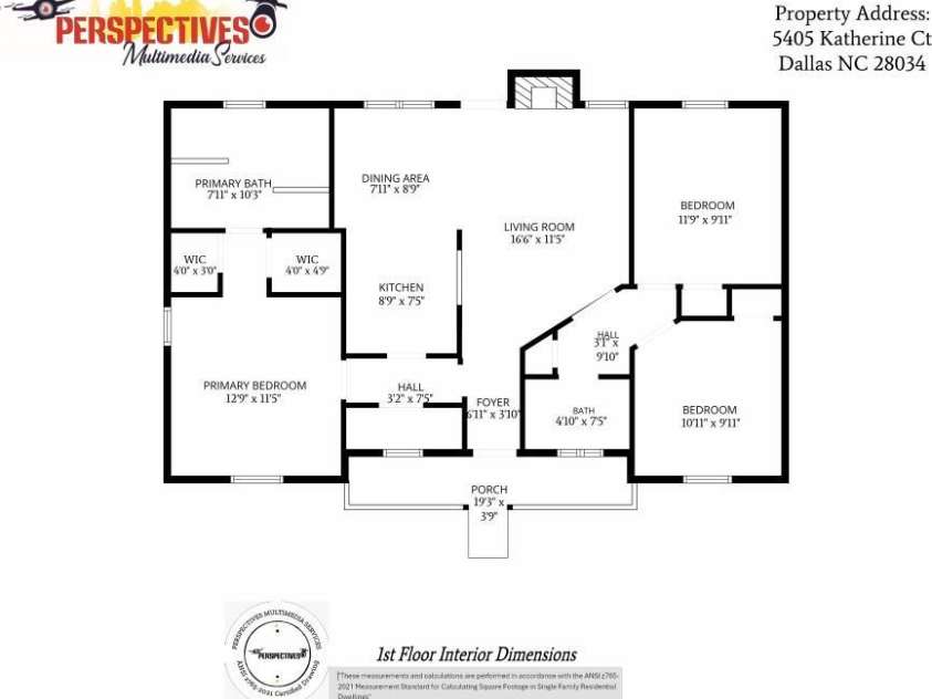 5405 Katherine Court, Dallas, NC 28034.  MLS# CAR4405135, YatesRealty ID 40301. 