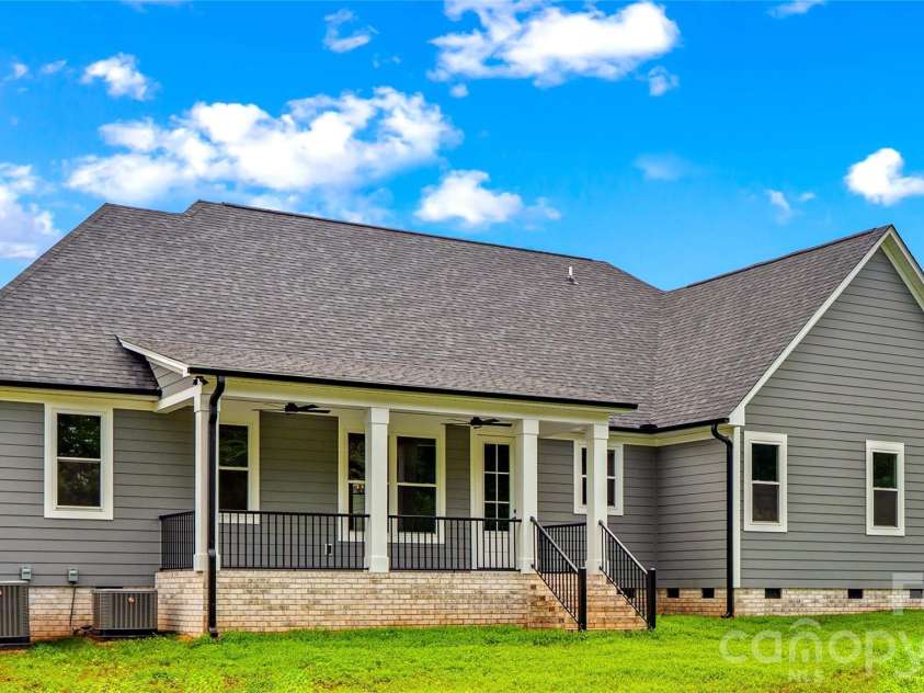 1205 Coppergate Drive, Salisbury, NC 28147.  MLS# CAR4406348, YatesRealty ID 40304. Back view of home.