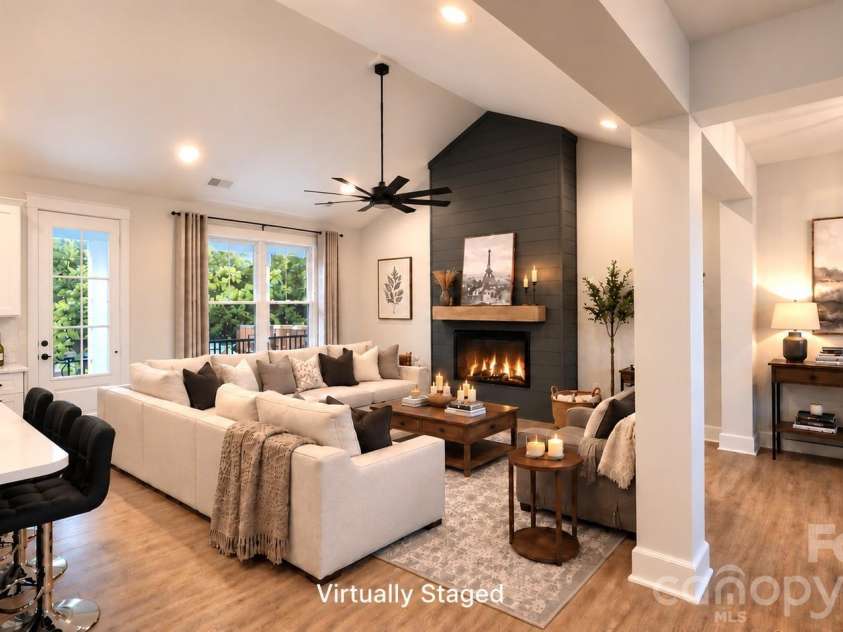 1205 Coppergate Drive, Salisbury, NC 28147.  MLS# CAR4406348, YatesRealty ID 40304. Modern living with open plan. (Virtually staged.)