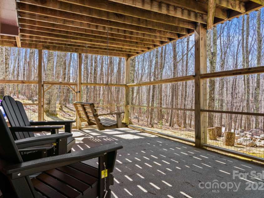 721 Pine Ridge Road, Beech Mountain, NC 28604.  MLS# CAR4242595, YatesRealty ID 4033. Lower Level Patio