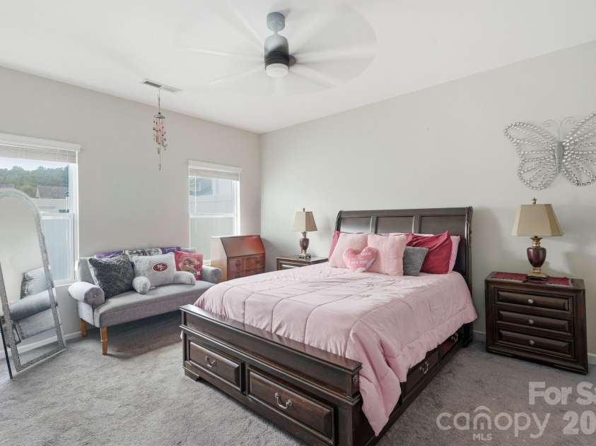3921 Bighorn Way, Gastonia, NC 28056.  MLS# CAR4408782, YatesRealty ID 40330. Primary bedroom on the main floor