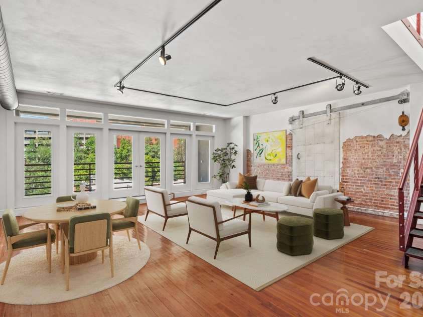 57 Broadway Street, Asheville, NC 28801.  MLS# CAR4405443, YatesRealty ID 40356. Virtually Staged