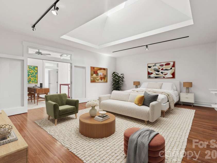 57 Broadway Street, Asheville, NC 28801.  MLS# CAR4405443, YatesRealty ID 40356. Virtually Staged