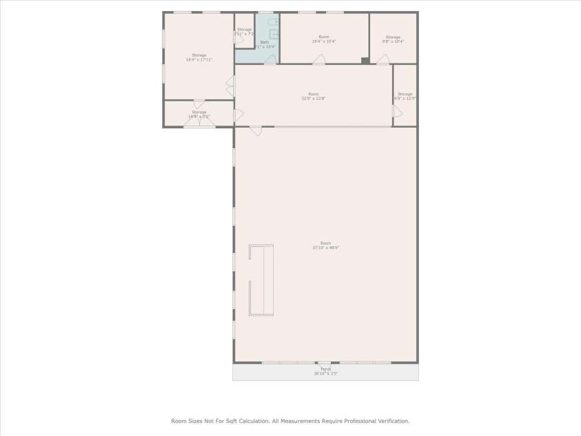 1497 White Store Road, Pageland, SC 29728.  MLS# CAR4279073, YatesRealty ID 4038. Block Building Floor Plan