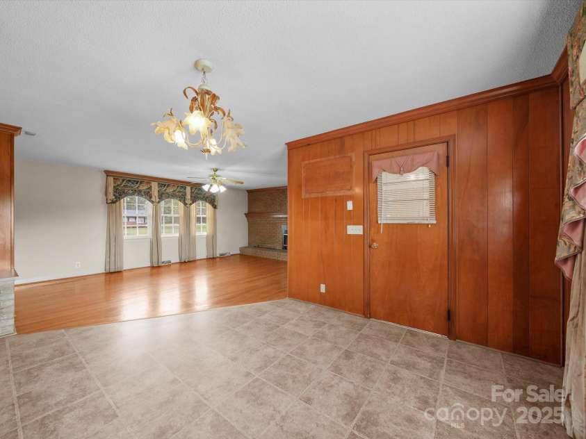 1497 White Store Road, Pageland, SC 29728.  MLS# CAR4279073, YatesRealty ID 4038. Dining Area looking in Living Room