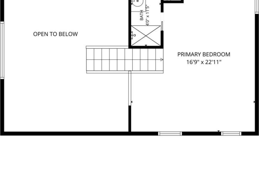 520 Patricia Road, Black Mountain, NC 28711.  MLS# CAR4389417, YatesRealty ID 40391. Upper floor/loft