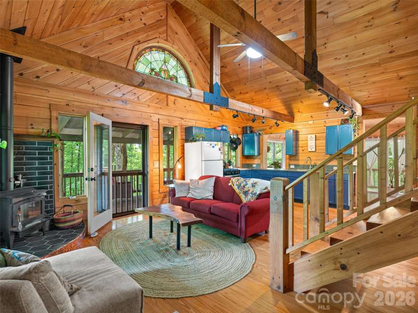 520 Patricia Road, Black Mountain, NC 28711.  MLS# CAR4389417, YatesRealty ID 40391. View from Main Entry