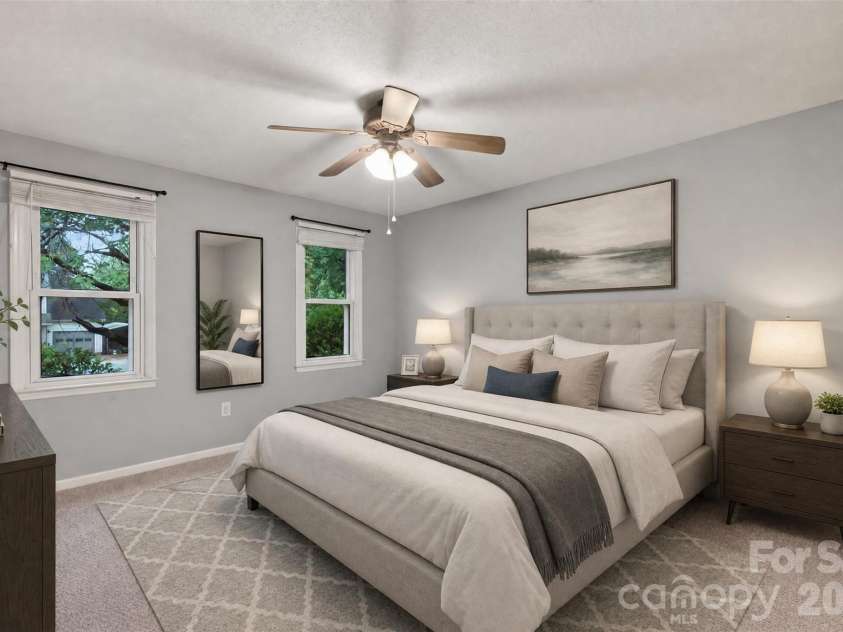 3550 Farm Lake Drive, Concord, NC 28027.  MLS# CAR4408143, YatesRealty ID 40405. Primary Bedroom - Virtually Staged